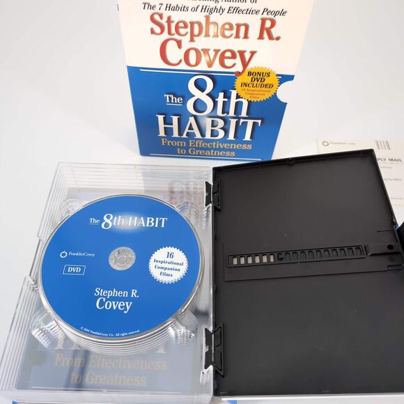 The 8th Habit from Effectiveness to Greatness 13 CDs AUDIO BOOK by Stephen Covey - Picture 14 of 16